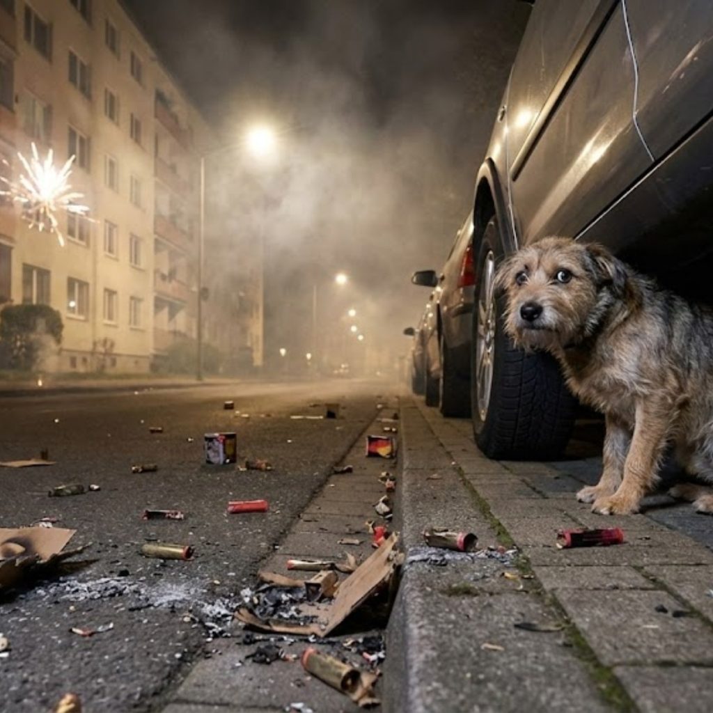 ¿Por qué le tienen tanto miedo los perros a los fuegos artificiales?